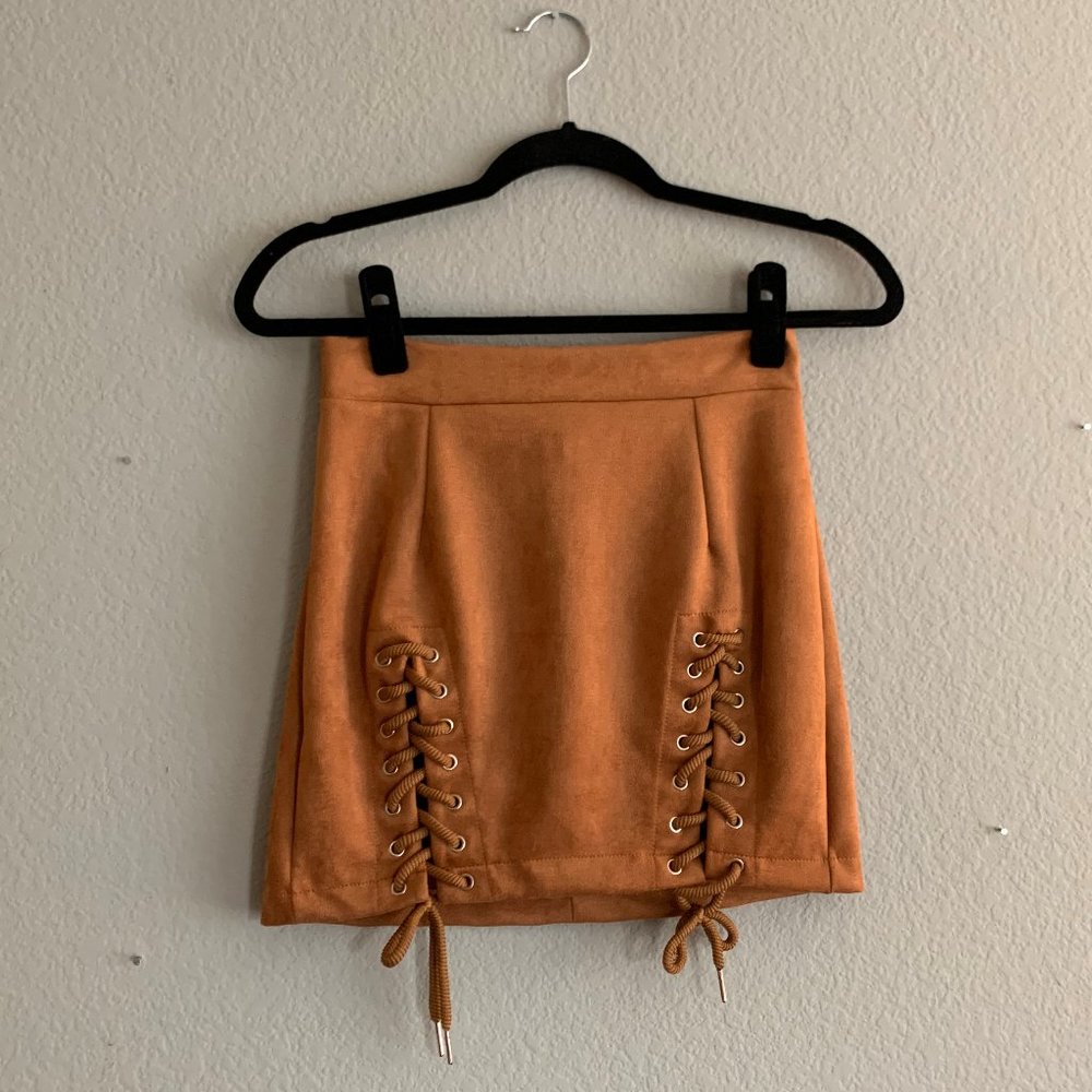 Tan/brown pencil skirt size small